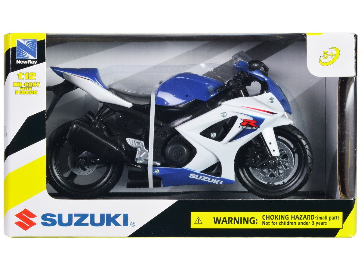 2008 Suzuki GSX-R1000 Blue Bike Motorcycle 1/12