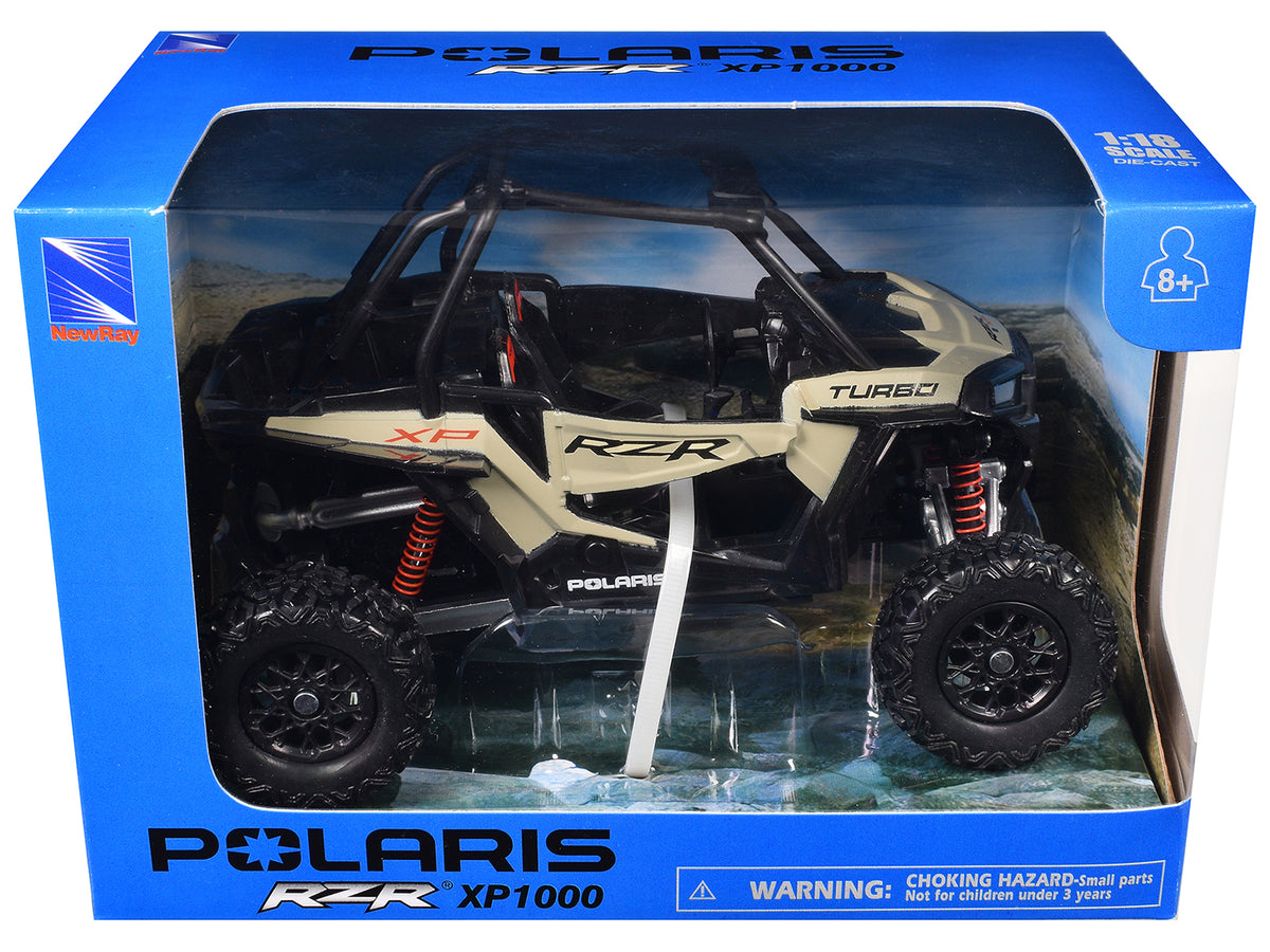Polaris RZR XP 1000 Dune Buggy Sand Metallic 1/18 Diecast Model