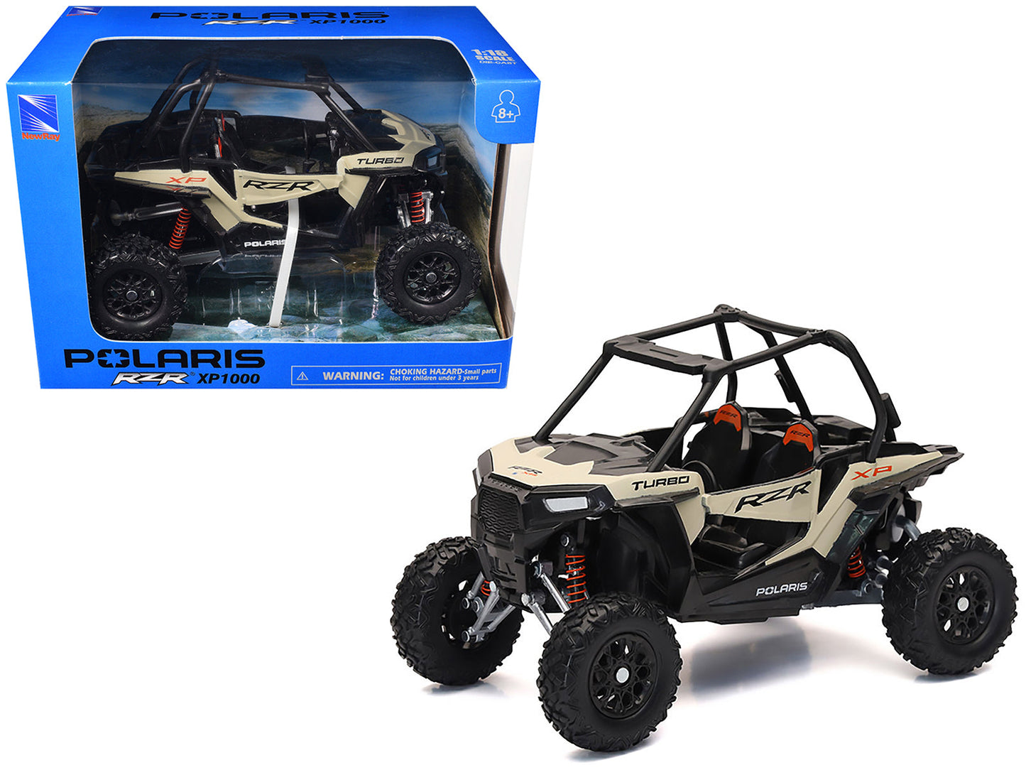 Polaris RZR XP 1000 Dune Buggy Sand Metallic 1/18 Diecast Model