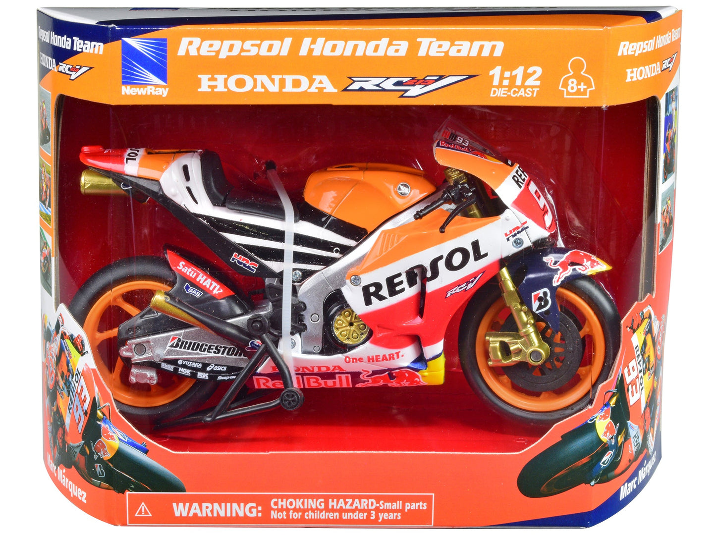 Honda RC213V Motorcycle #93 Marc Marquez "Repsol Honda Team" MotoGP (2015) 1/12 Diecast Model