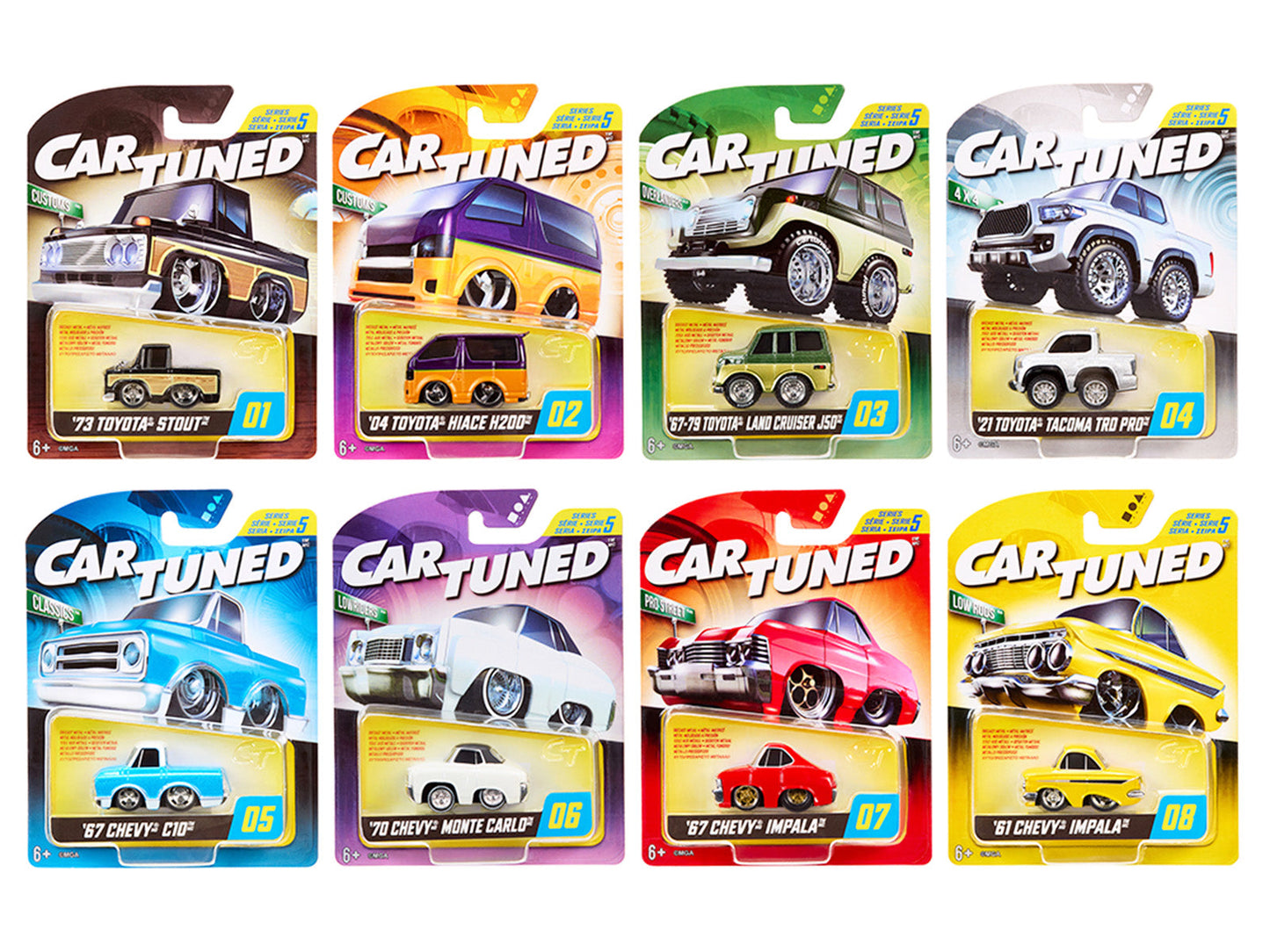 Hobby/Alt 2025 Series 5 Set of 8 Pieces Diecast Model Cars