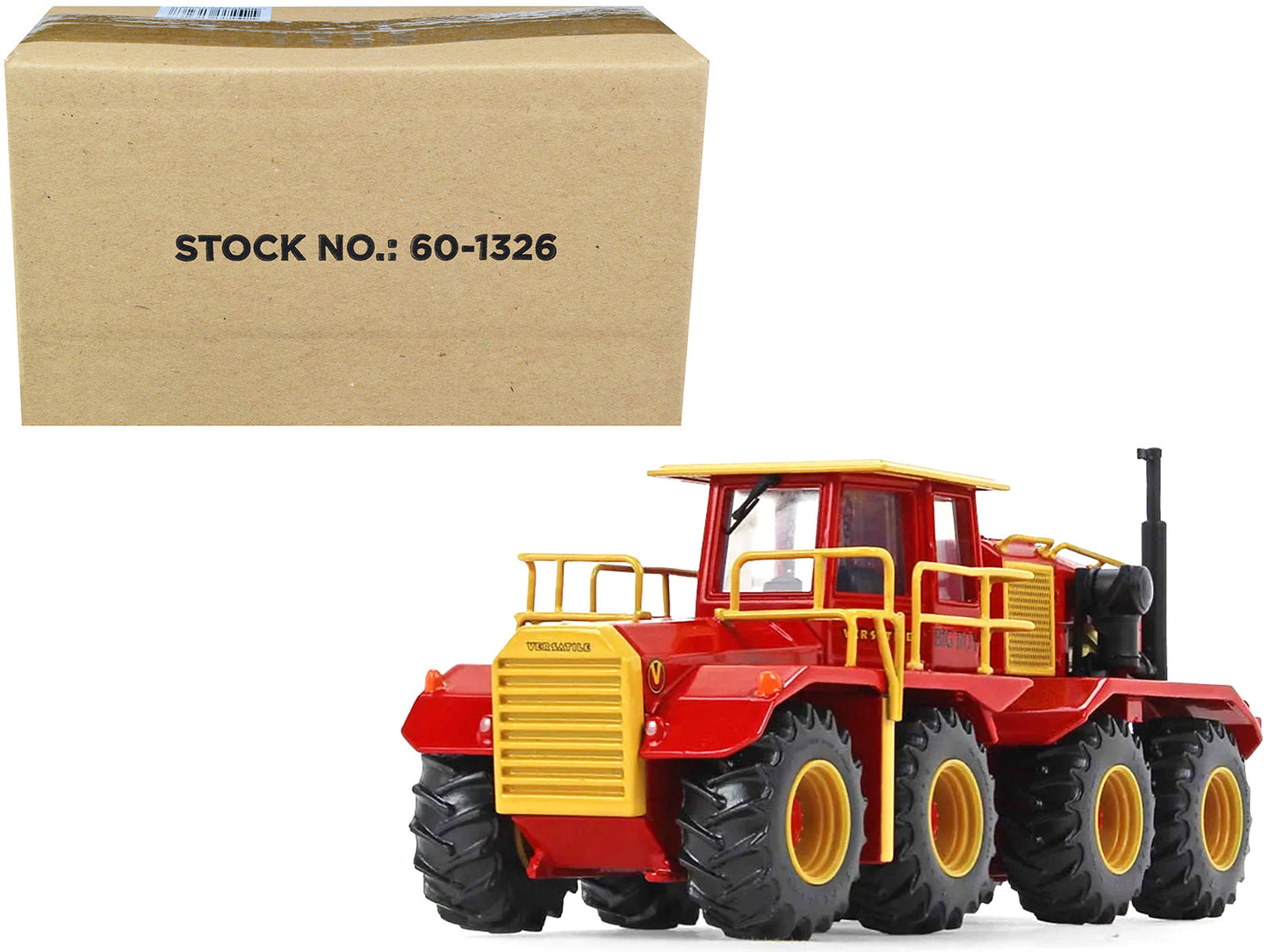 Versatile "Big Roy" 1080 Tractor (Restoration Version) Red and Yellow 1/64 Diecast Model