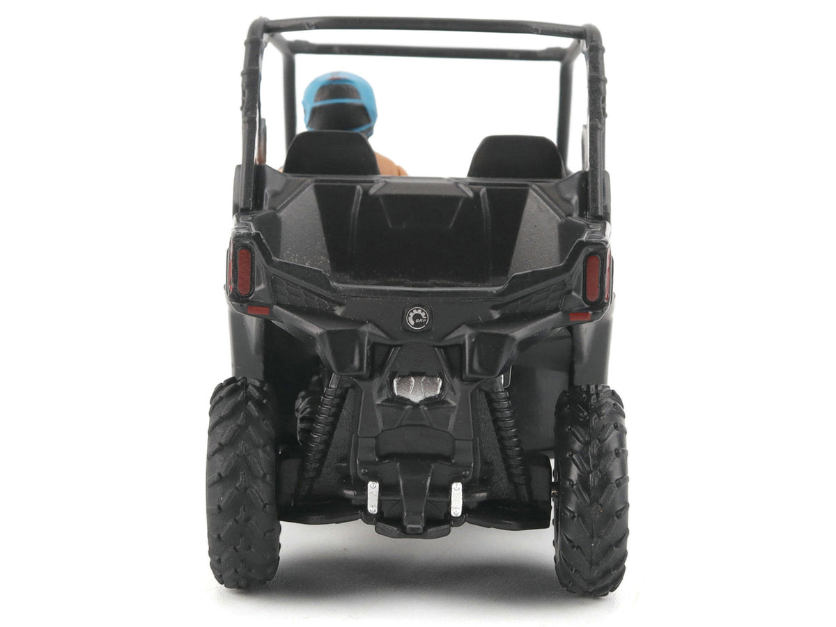 Can-Am Maverick Trail DPS 1000 Matt Black with Driver Figure 1/32 Diecast Model