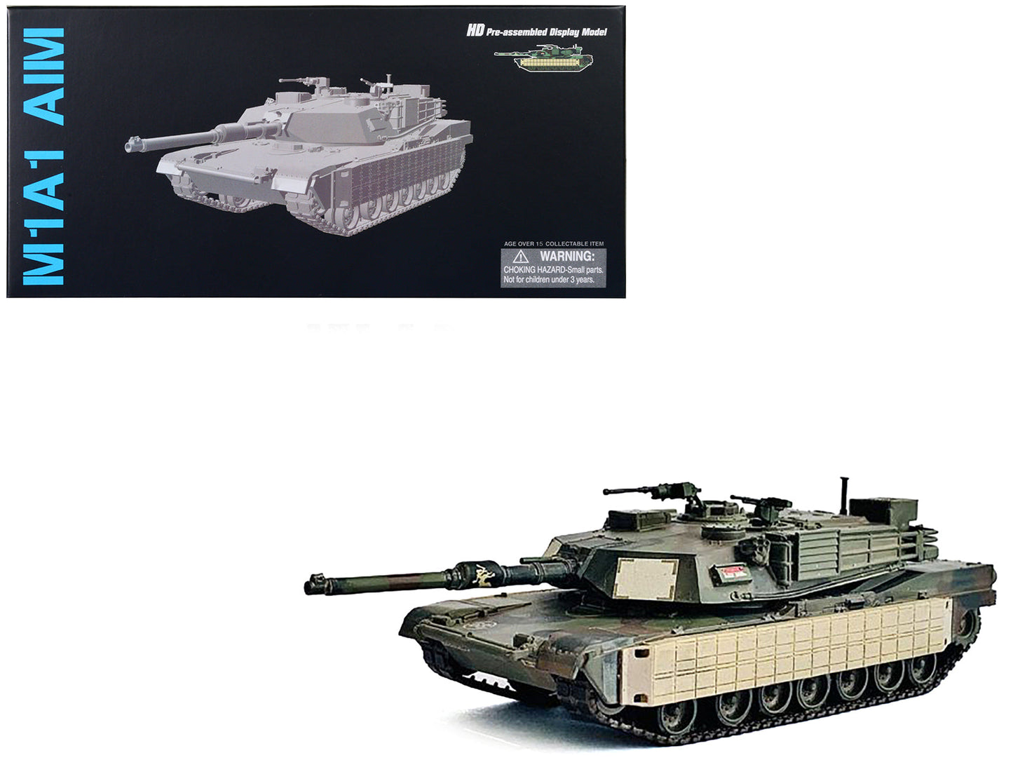 United States M1A1 AIM TUSK Tank "1-4 Cav 'Quarterhorse' 1st Infantry Division Iraq" (2004) "NEO Dragon Armor" Series 1/72 Plastic Model