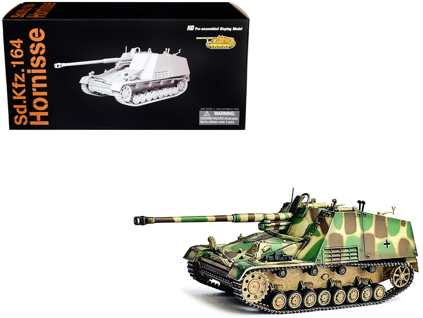 German Sd.Kfz.164 Hornisse "Nashorn" Armored Vehicle "German Army" "NEO Dragon Armor" Series 1/72 Plastic Model