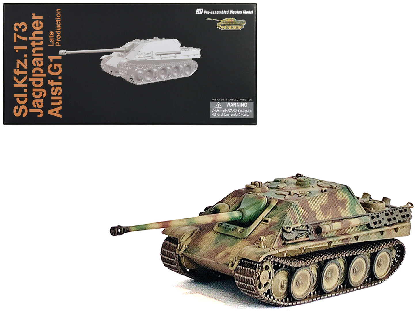 Germany Sd.Kfz.173 Jagdpanther Ausf.G1 Late Production Tank "sPz.Jg.Abt.654 France" (1944) "NEO Dragon Armor" Series 1/72 Plastic Model