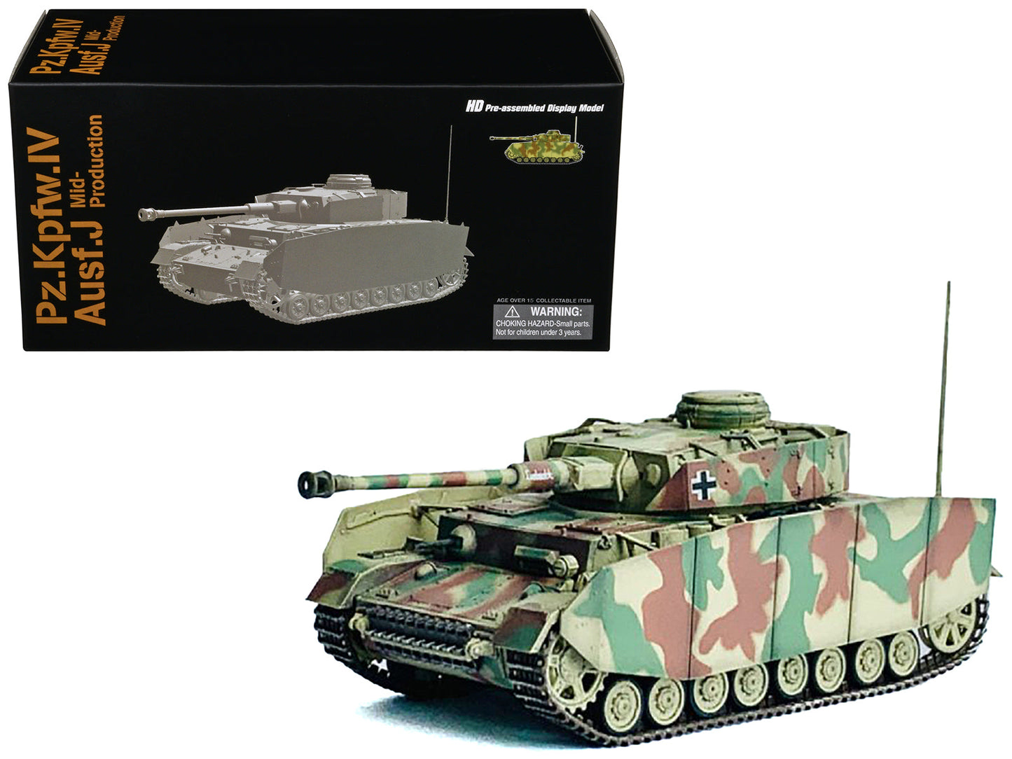 Germany Pz.Kpfw.IV Ausf.J Mid Production Tank "Pz.Abt.115 15.Pz.Gren.Div. Champs Belgium" (1944) "NEO Dragon Armor" Series 1/72 Plastic Model