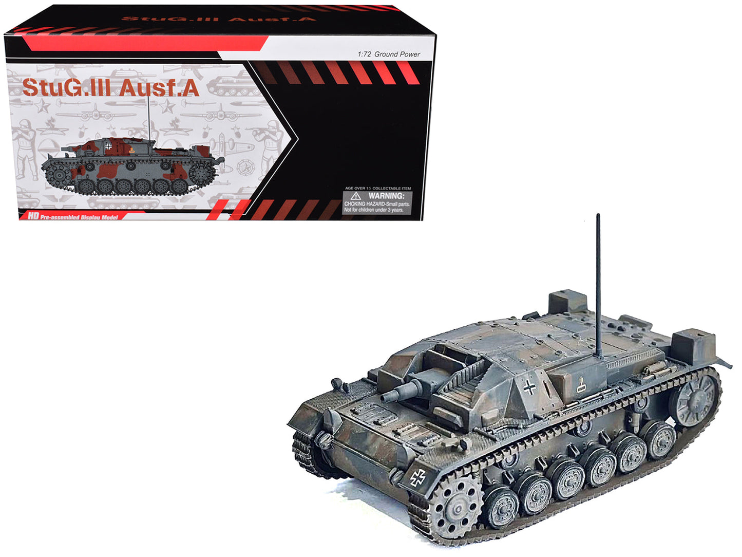 Germany StuG.III Ausf.A Tank "France" (1940) "NEO Dragon Armor" Series 1/72 Plastic Model