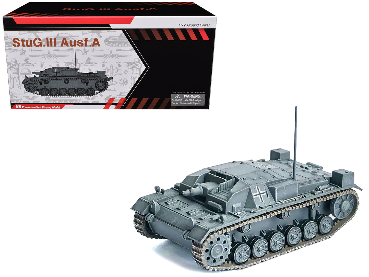 Germany StuG.III Ausf.A Tank "LAH France" (1940) "NEO Dragon Armor" Series 1/72 Plastic Model