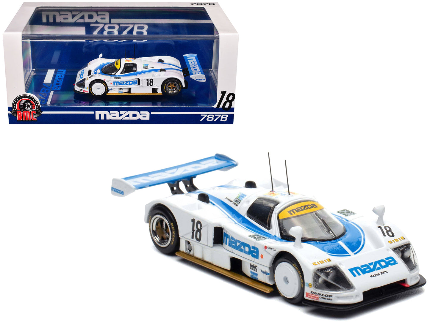 Mazda 787B #18 Stefan Johansson - David Kennedy - Maurizio Sandro Sala "Mazdaspeed" "24 Hours of Le Mans" (1991) 1/64 Diecast Model Car