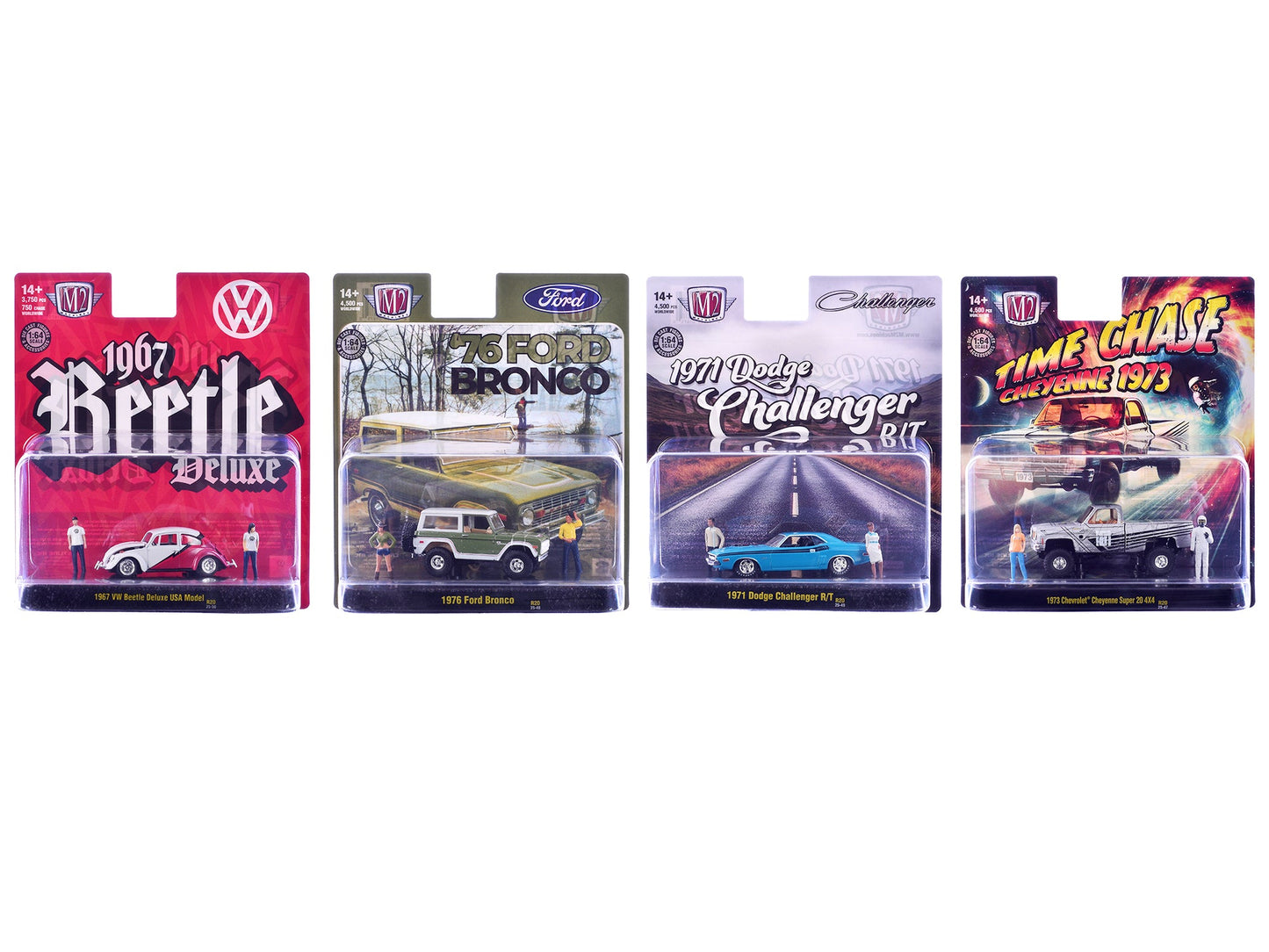 "Auto News" Release 20 Set of 4 Cars Limited Edition to 4500 pieces Worldwide 1/64 Diecast Model Cars