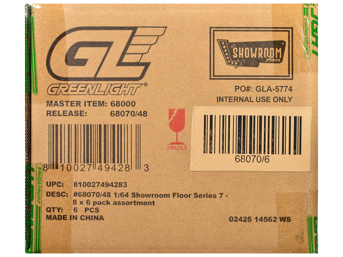 "Showroom Floor" Series 7 Set of 6 Cars 1/64 Diecast Model Cars