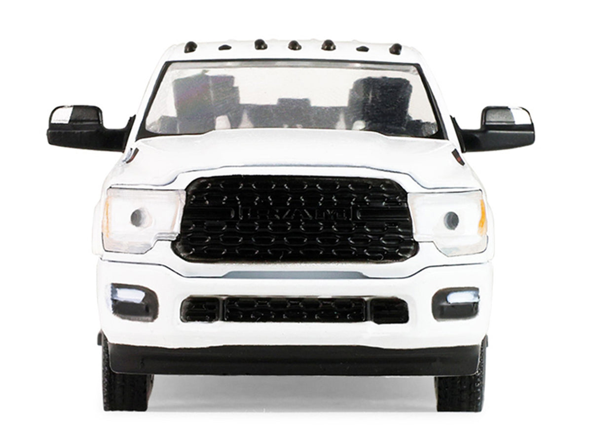 2023 Ram 2500 Bighorn Pickup Truck White "Auto Mall" Series 8 1/64 Diecast Model Car