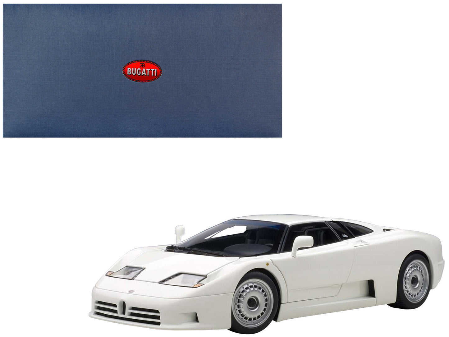 Bugatti EB110 GT White 1/18 Diecast Model Car
