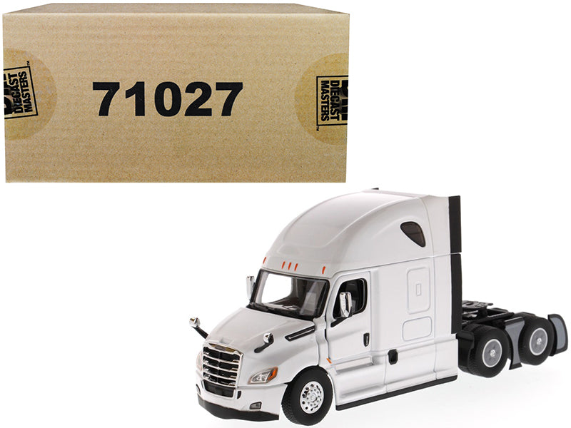 Freightliner New Cascadia Sleeper Cab Truck Tractor Pearl White 1/50 Diecast Model