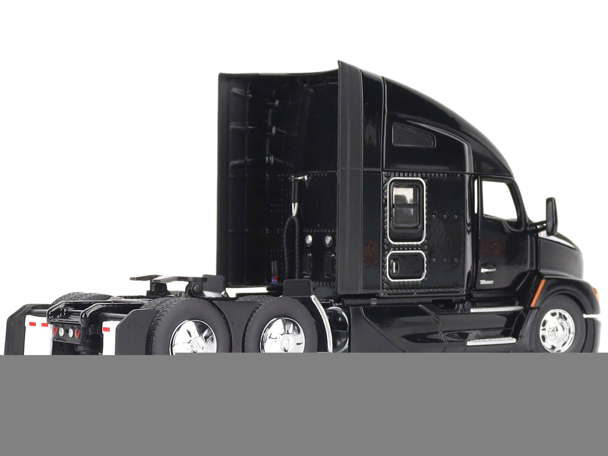 Kenworth T680 76" High Roof Sleeper Cab Truck Tractor Black "Transport Series" 1/50 Diecast Model