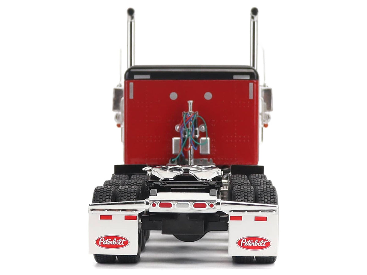 Peterbilt 589 Tridem-Axle Legendary Package Truck Tractor with 58" Sleeper Legendary Red "Transport Series" 1/32 Diecast Model