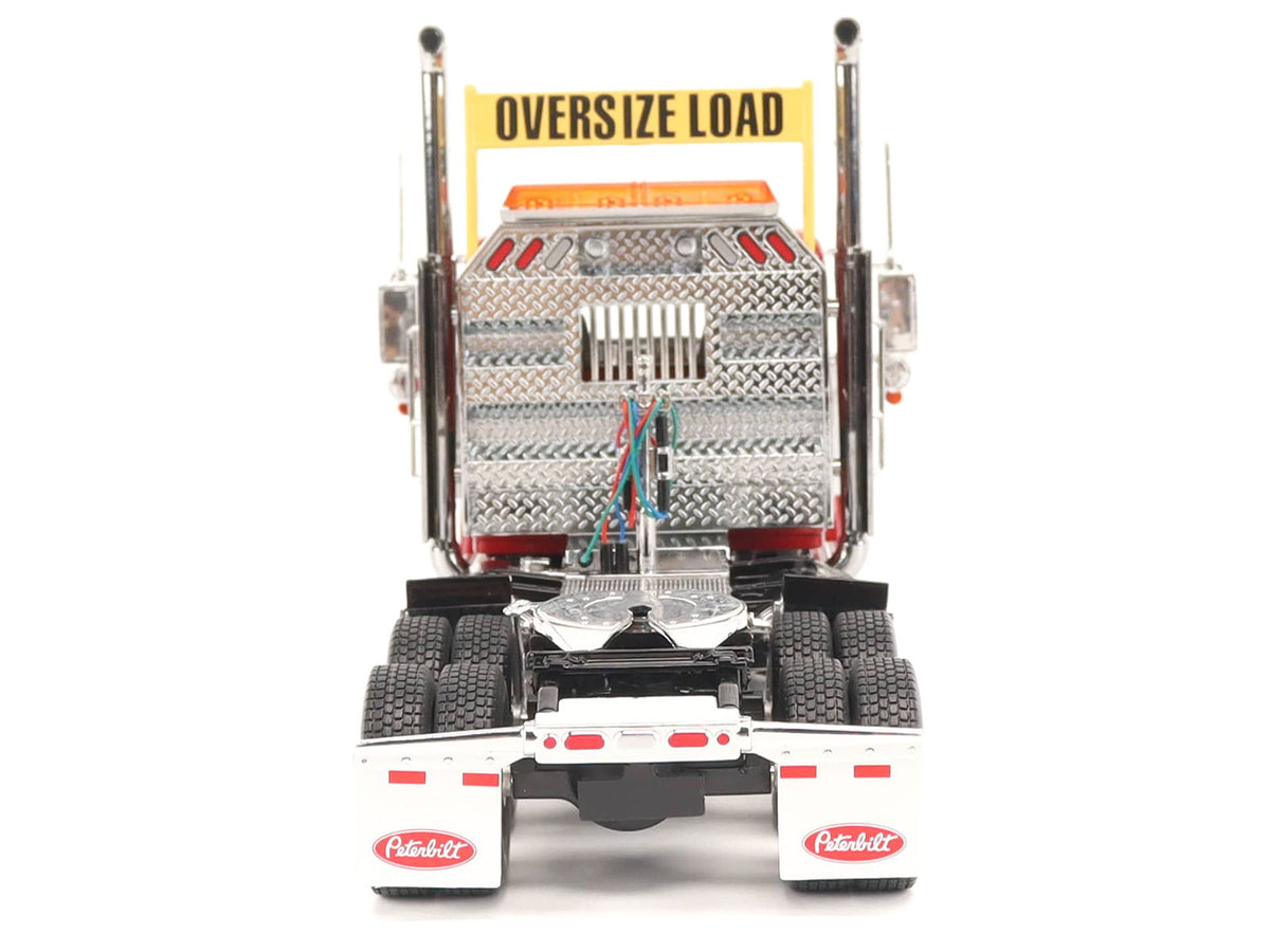 Peterbilt 589 Tandem-Axle Truck Tractor with Day Cab Legendary Red "Transport Series" 1/32 Diecast Model