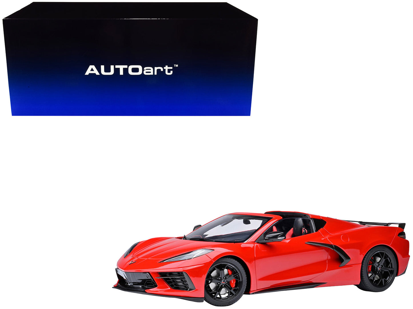 2020 Chevrolet Corvette C8 Stingray Torch Red 1/18 Model Car