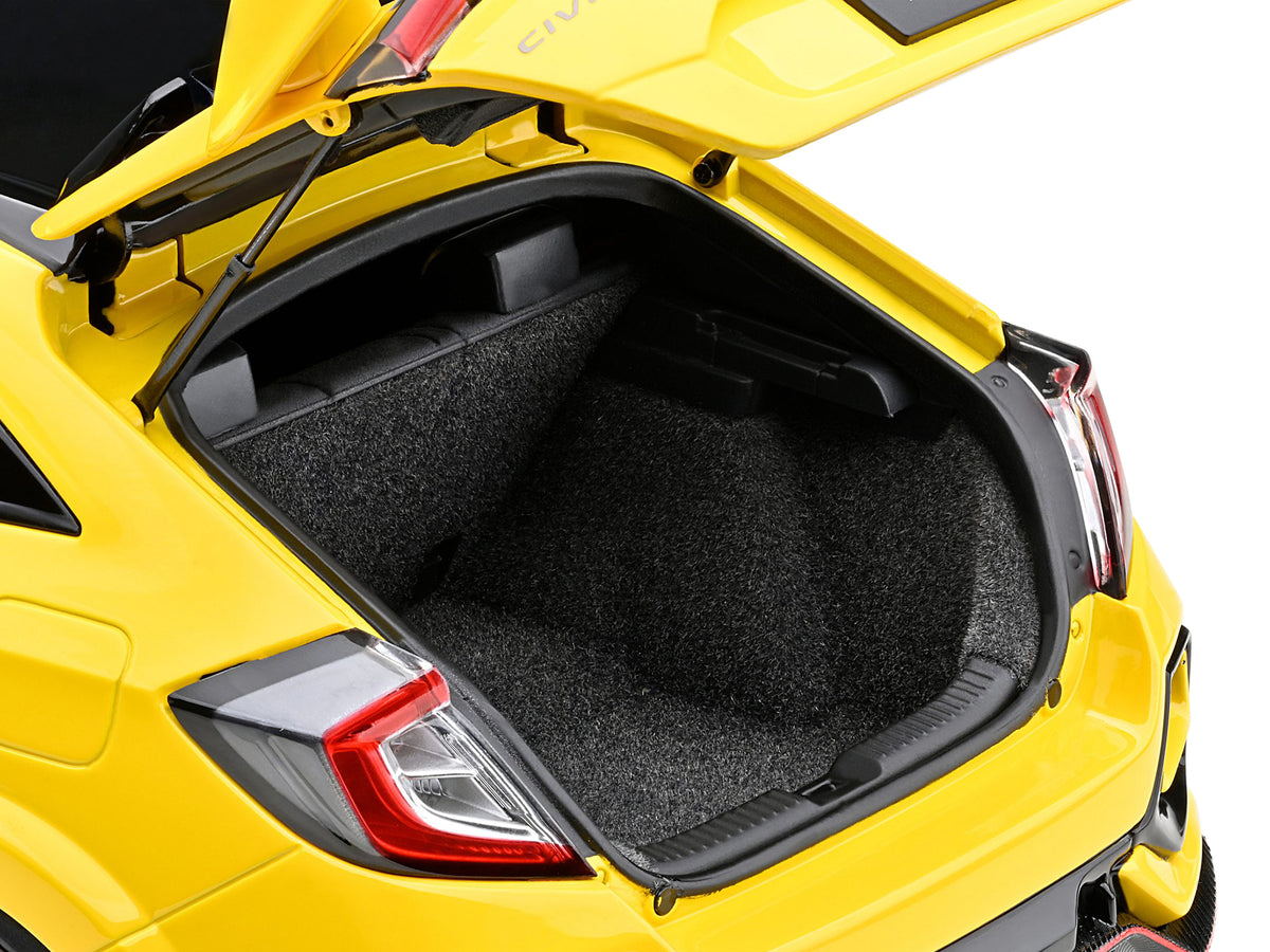 2021 Honda Civic Type R (FK8) RHD (Right Hand Drive) Sunlight Yellow Limited Edition 1/18 Model Car