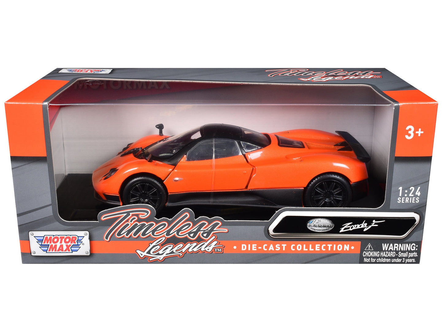 Pagani Zonda F Orange 1/24 Diecast Car Model