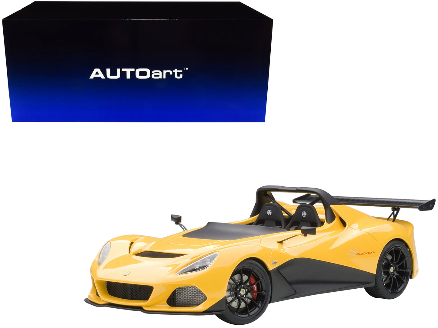 Lotus 3-Eleven Yellow 1/18 Model Car
