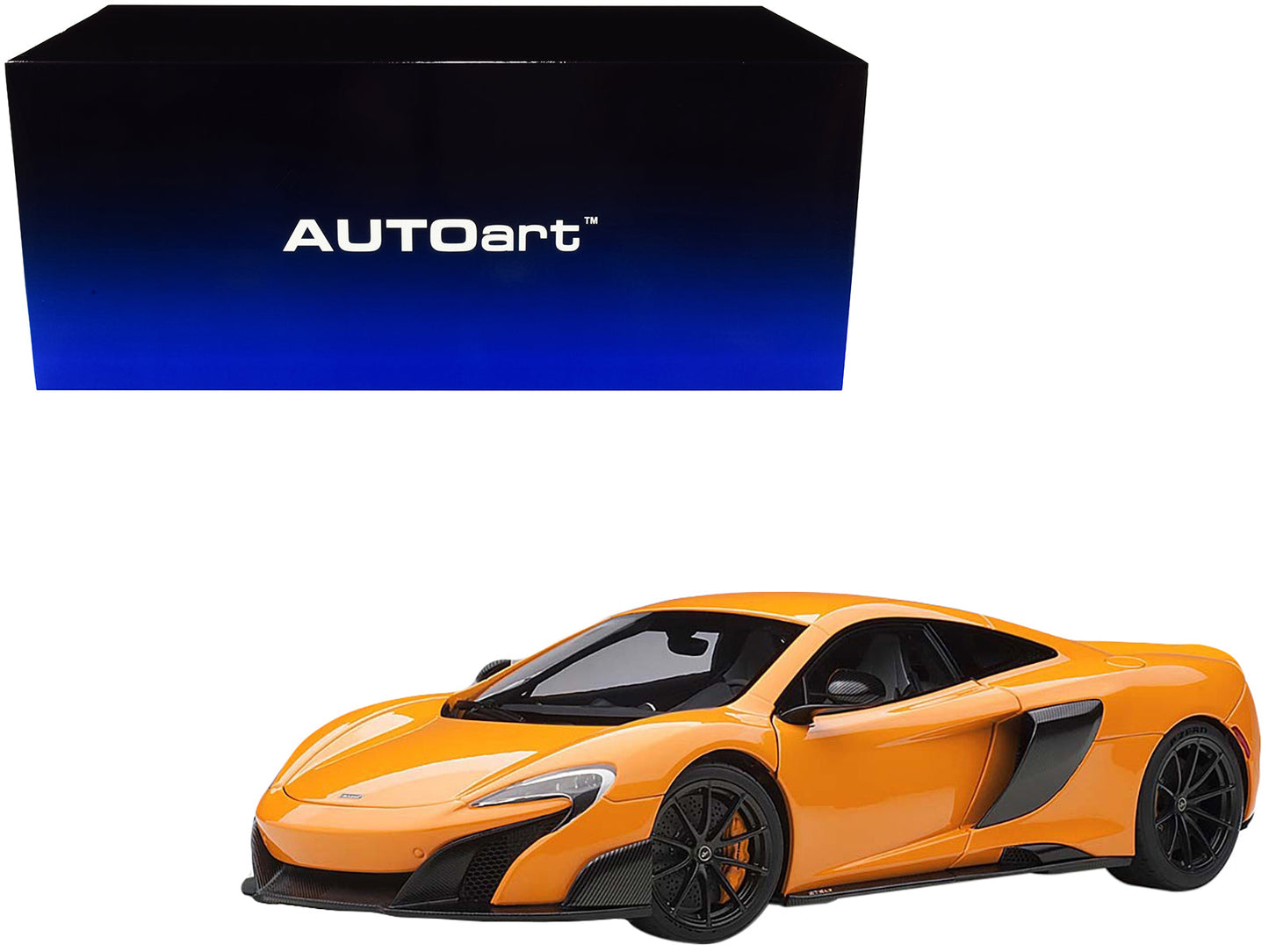 Mclaren 675LT Mclaren Orange 1/18 Model Car