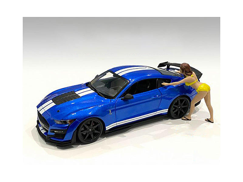 Stephanie Bikini Car Wash Girl Figurine for 1/18 Scale Models