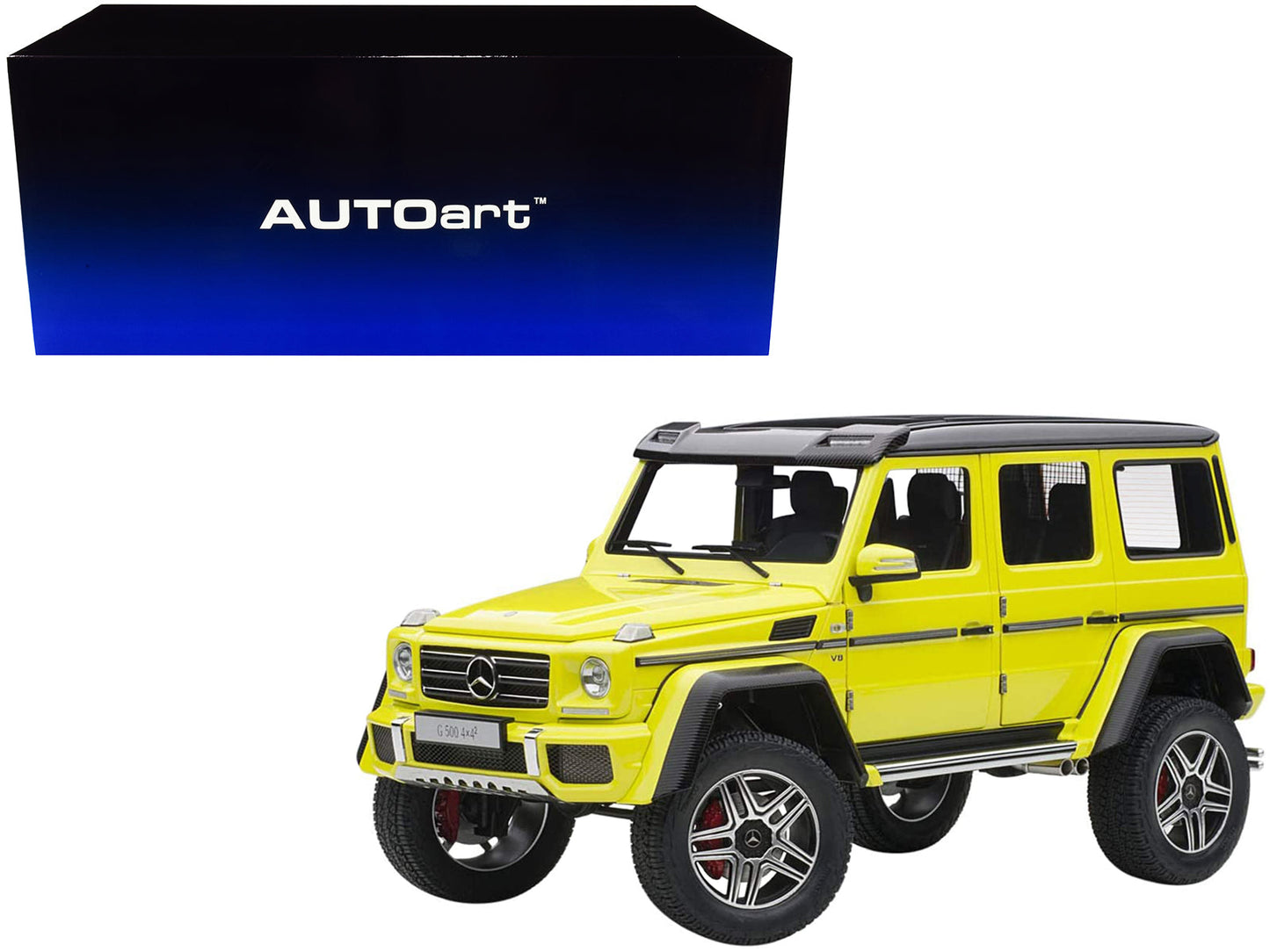Mercedes Benz G500 4X4 2 Electric Beam/ Yellow 1/18 Model Car
