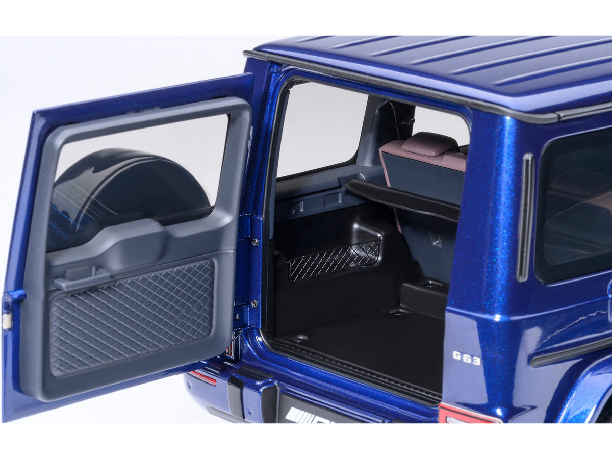 2019 Mercedes-Benz AMG G63 Brilliant Blue Metallic 1/18 Model Car