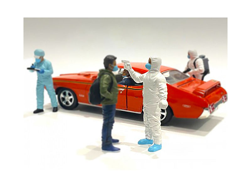 Hazmat Crew Figurine VI for 1/24 Scale Models