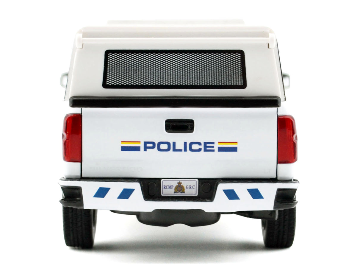 2017 Chevrolet Silverado 1500 LT Z71 Crew Cab Pickup Truck with Camper Box "Royal Canadian Mounted Police" White "Law Enforcement and Public Service" Series 1/24-1/27 Diecast Model Car