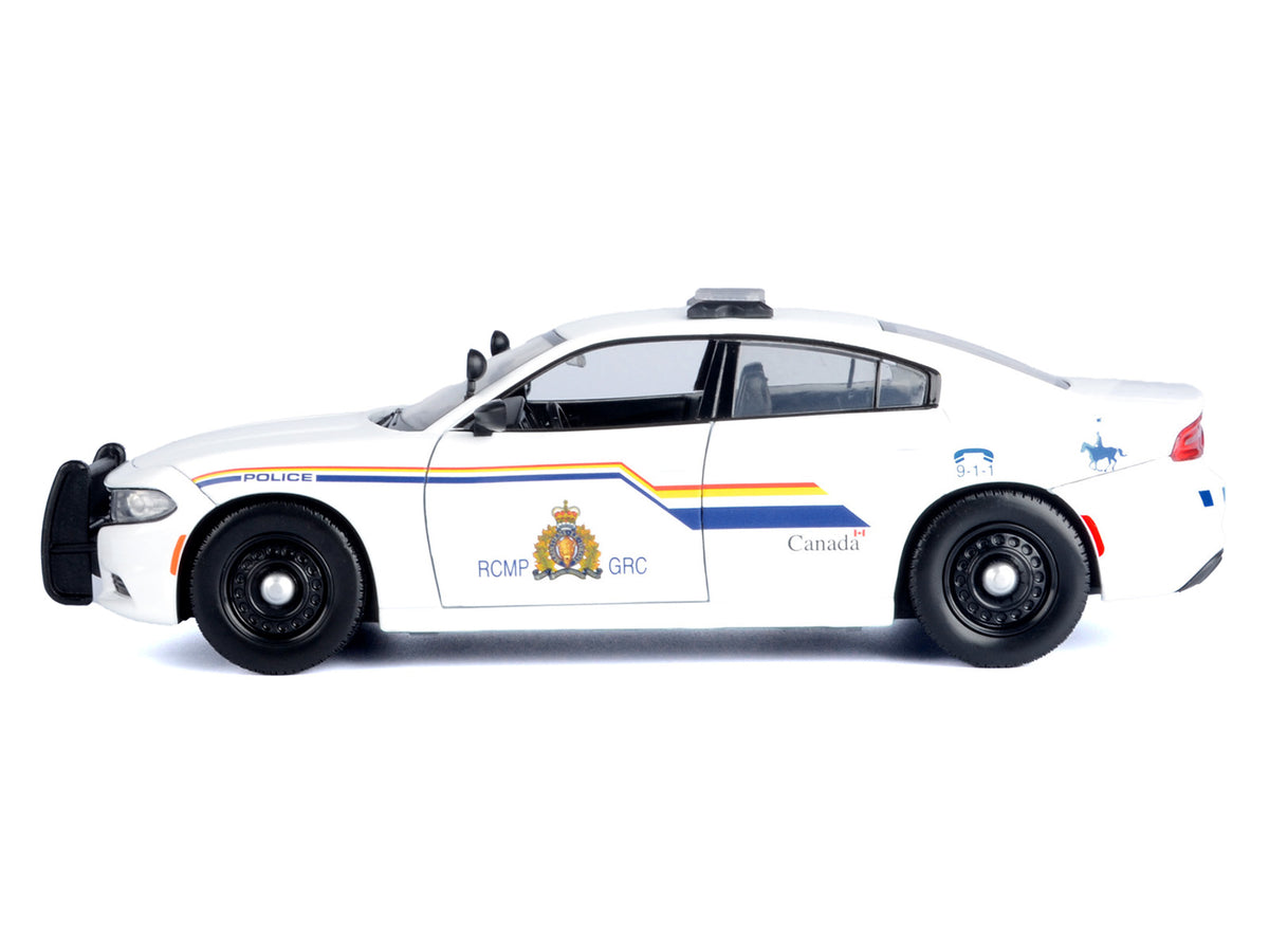 2023 Dodge Charger Pursuit Police Car "RCMP (Royal Canadian Mounted Police)" White "Law Enforcement and Public Service" Series 1/24 Diecast Model Car