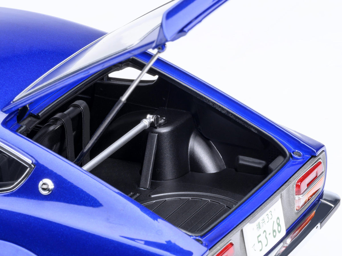 Nissan Fairlady Z RHD (Right Hand Drive) "Akuma No Z" Blue Metallic "Wangan Midnight - Comic #1 Version" Manga 1/18 Model Car