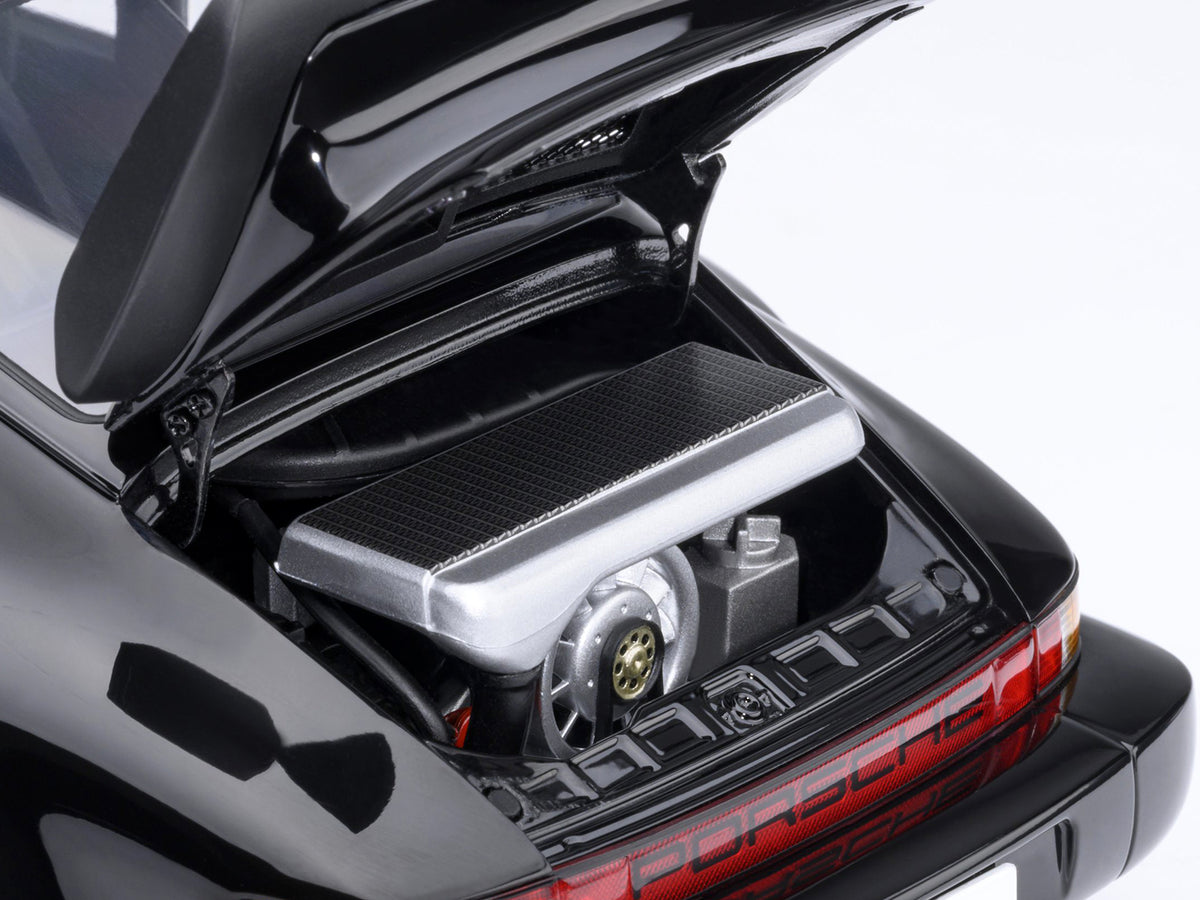 Porsche 911 (930) Turbo "Blackbird" Black "Wangan Midnight - Comic #1 Version" Manga 1/18 Model Car