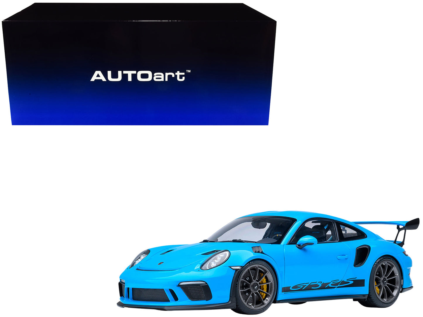 Porsche 911 (991.2) GT3 RS Riviera Blue 1/18 Model Car