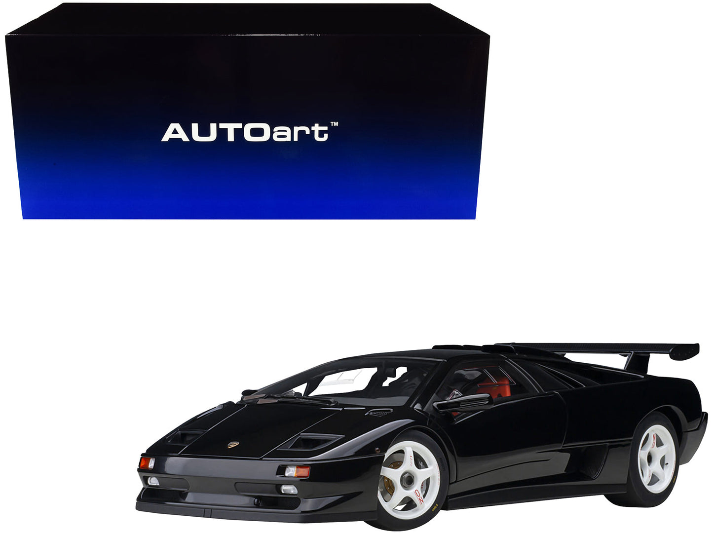Lamborghini Diablo SV-R Deep Black 1/18 Model Car