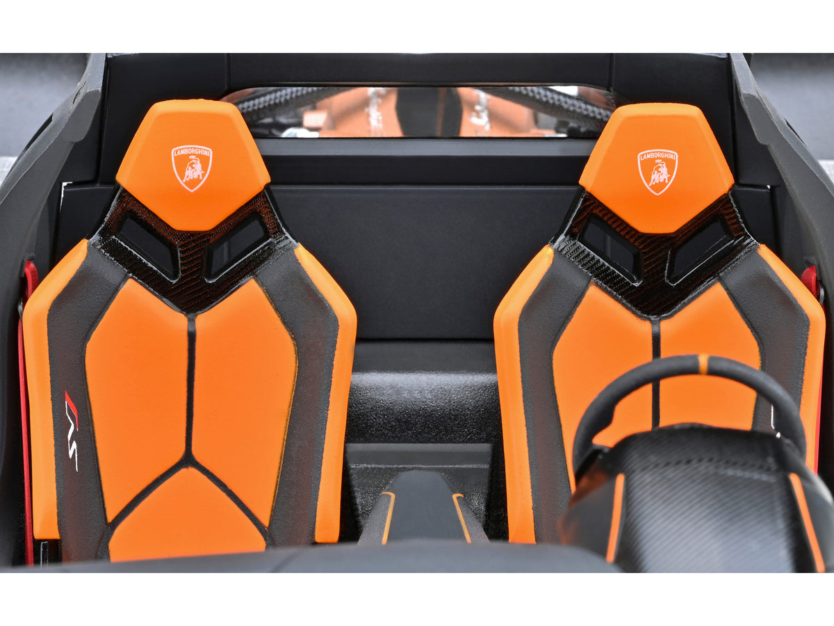 Lamborghini Aventador SVJ Arancio Atlas Pearl Orange 1/18 Model Car