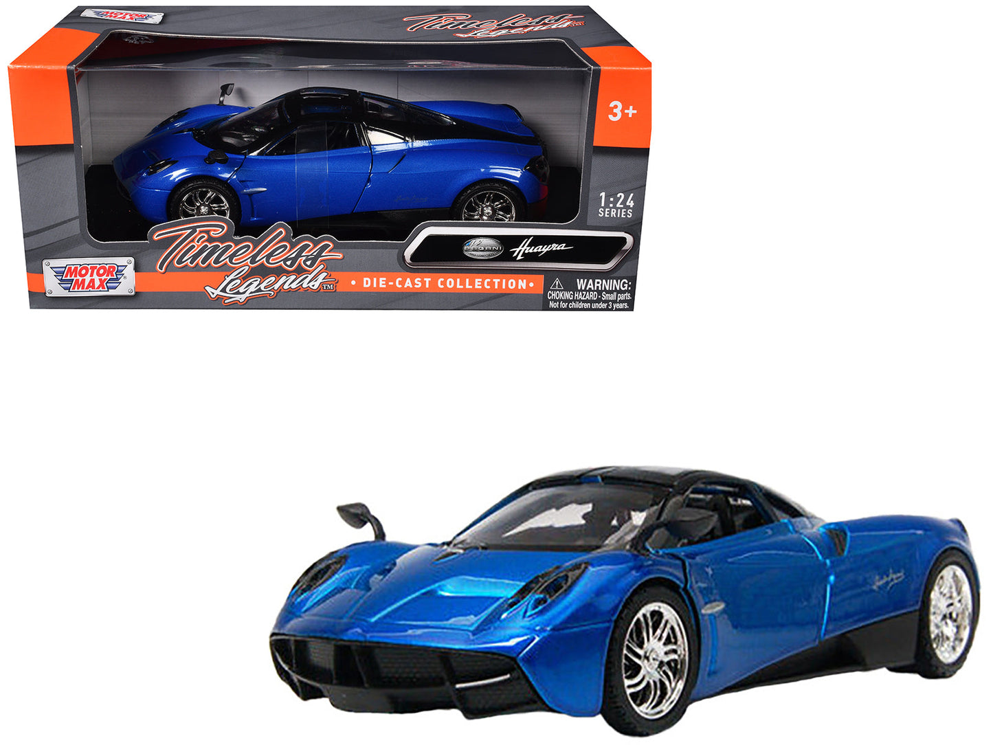 Pagani Huayra Blue 1/24 Diecast Model Car