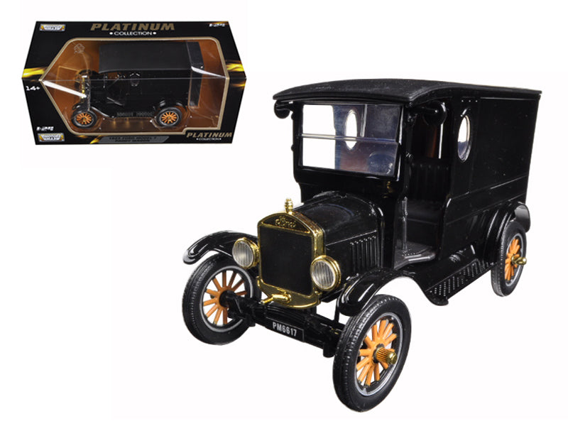 1925 Ford Model T Paddy Wagon Black 1/24 Diecast Model Car