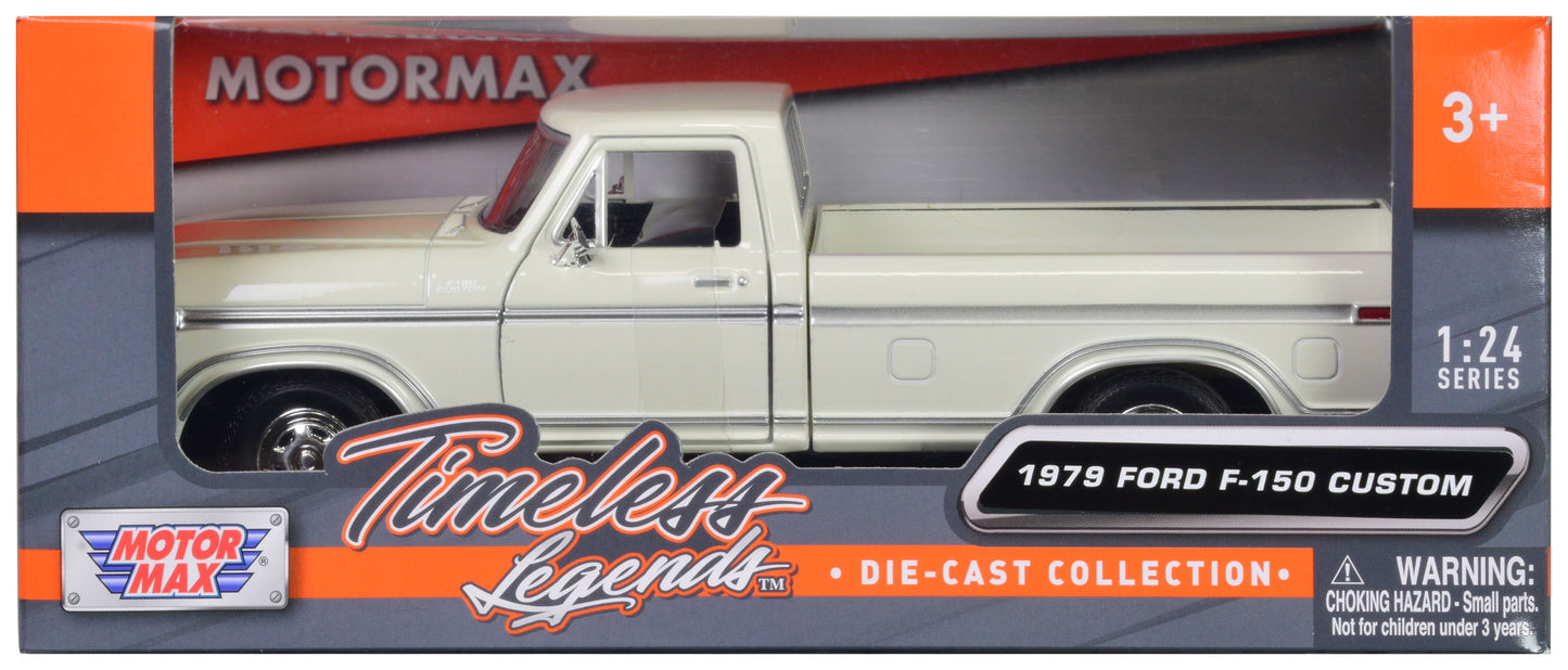 1979 Ford F-150 Pickup Truck White 1/24 Diecast Model Car