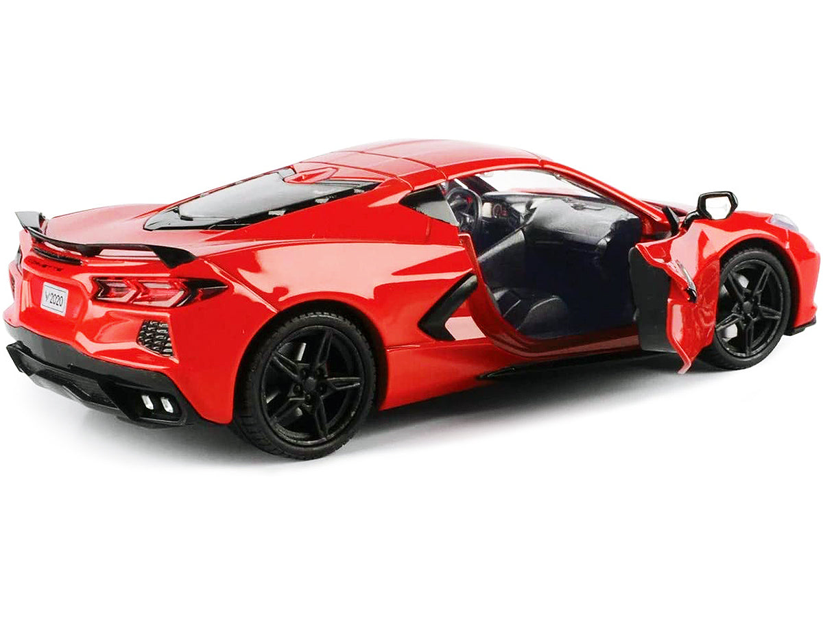 2020 Chevrolet Corvette C8 Stingray Red "Timeless Legends" 1/24 Diecast Model Car
