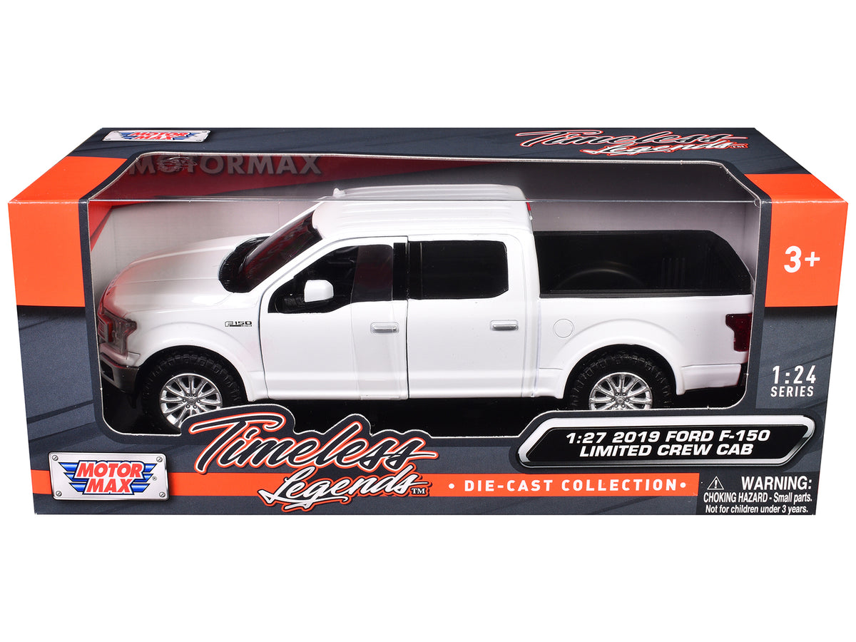 2019 Ford F-150 Limited Crew Cab Pickup Truck White 1/24-1/27 Diecast Model Car
