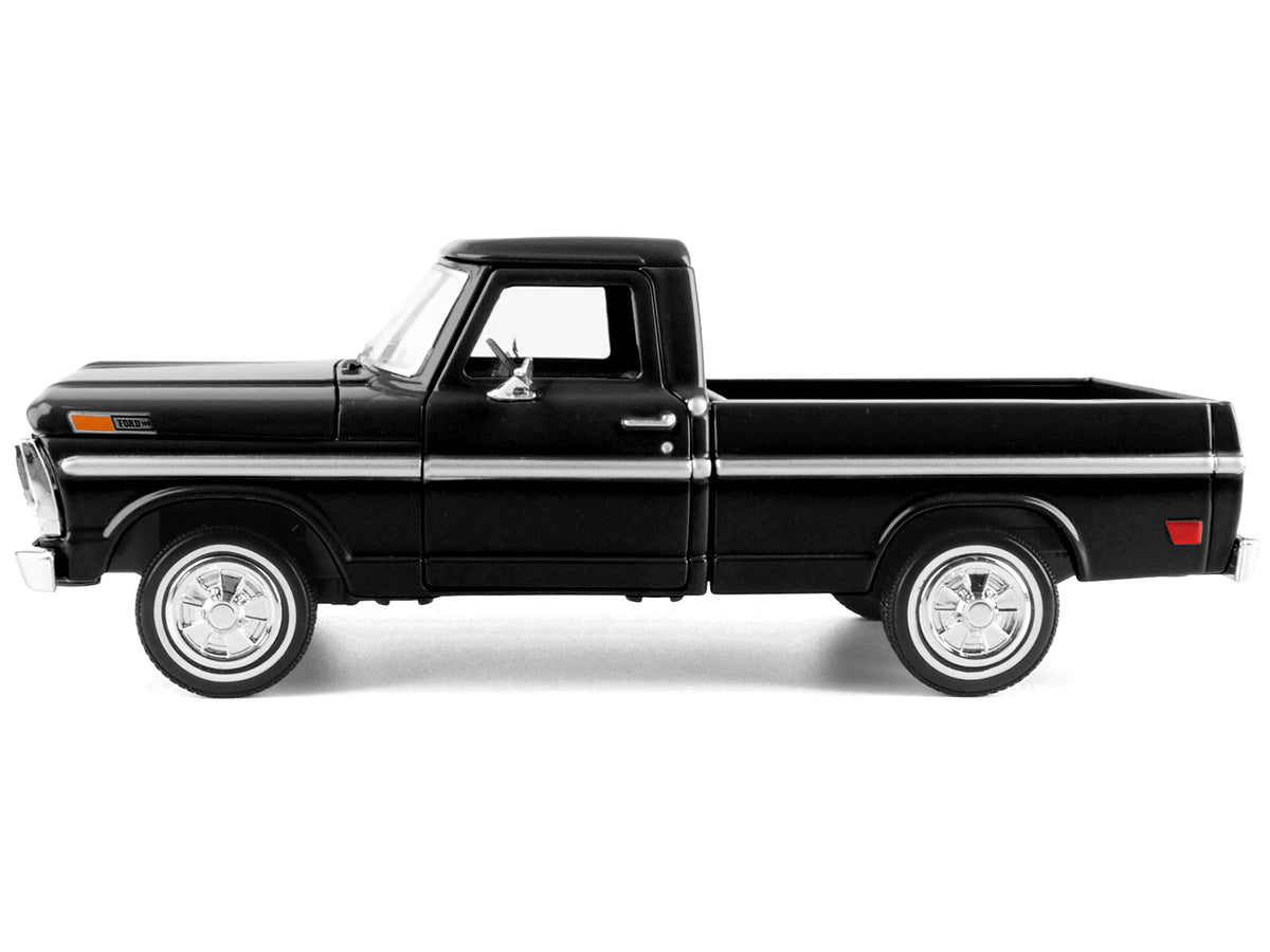 1972 Ford F-100 Pickup Truck Black "Timeless Legends" Series 1/24 Diecast Model Car