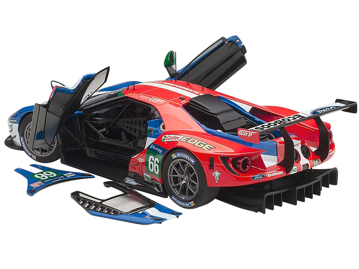 Ford GT #66 B. Johnson - S. Mucke - O. Pla Le Mans (2016) 1/18 Model Car