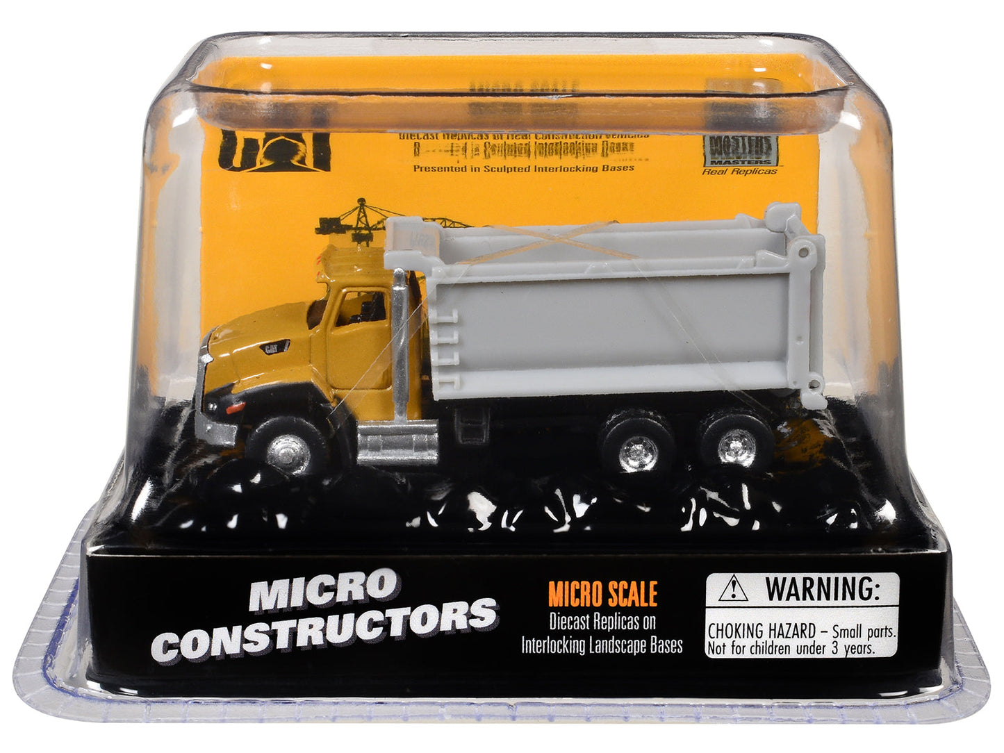 CAT Caterpillar CT660 Dump Truck Yellow "Micro-Constructor" Series Diecast Model