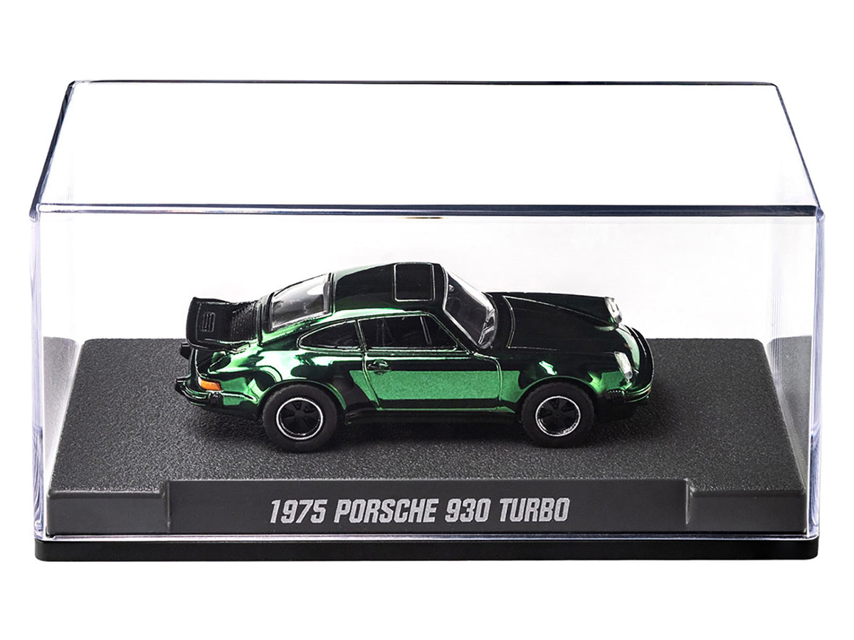 1975 Porsche 930 Turbo Green Metallic "Collection" Series 1/64 Diecast Model Car