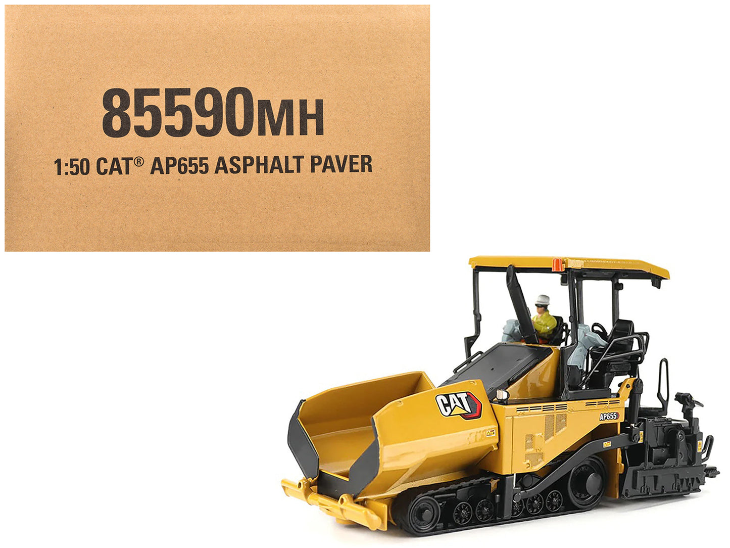CAT Caterpillar AP655F Asphalt Paver Yellow "Core Classics" Series 1/50 Diecast Model