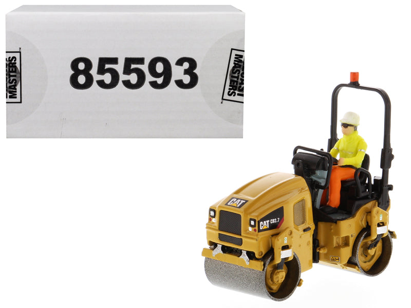CAT Caterpillar CB-2.7 Utility Compactor with Operator "High Line Series" 1/50 Diecast Model