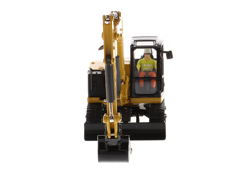 CAT Caterpillar 308 CR Next Generation Mini Hydraulic Excavator with Work Tools and Operator "High Line" Series 1/50 Diecast Model